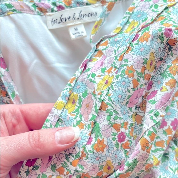 NWOT For Love and Lemons Raleigh LIBERTY Poppy Floral Cotton Midi Dress Medium - Picture 11 of 15